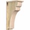 Ekena Millwork Yorktown Rough Sawn Corbel w/Backplate, Douglas Fir, 8"W x 14"D x 26"H COR08X14X26YOR01RDF - alternate 1